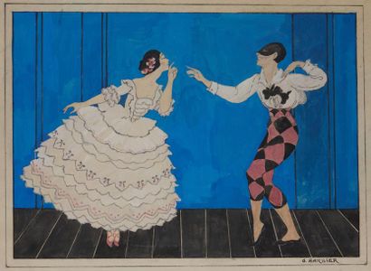 BABRBIER Georges (1882-1932)
Projet de costume...
