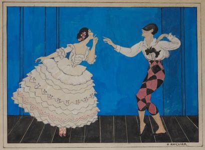 BABRBIER Georges (1882-1932)
Projet de costume...