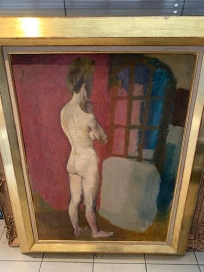 TAUZIN Mario (1909-1979)
Nu debout
Gouache...