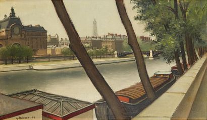ROHNER Georges (1913-2000)
Vue du Palais...