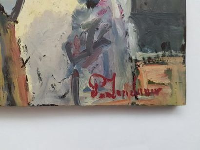 LANDAUER Patrice (né en 1965)
Scène de marché
Huile...