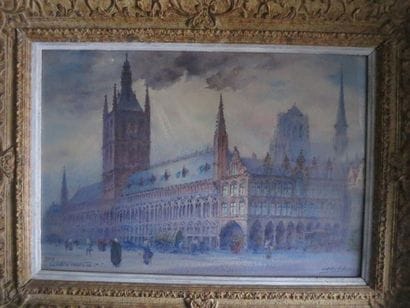 ADAM Henri (1864-1917)
Ypres, Les Halles...