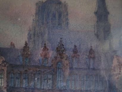 ADAM Henri (1864-1917)
Ypres, Les Halles...