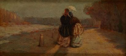 BORRANI Odoardo (1834-1905)
Deux femmes à...