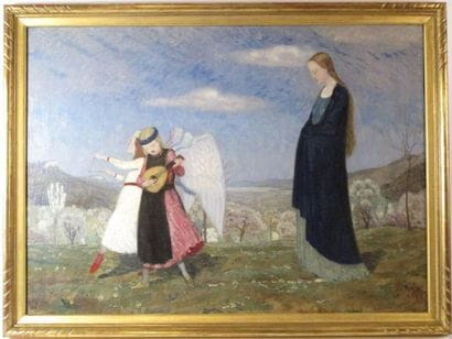 CASPAR Karl (1879-1956)
Marie cheminant dans...