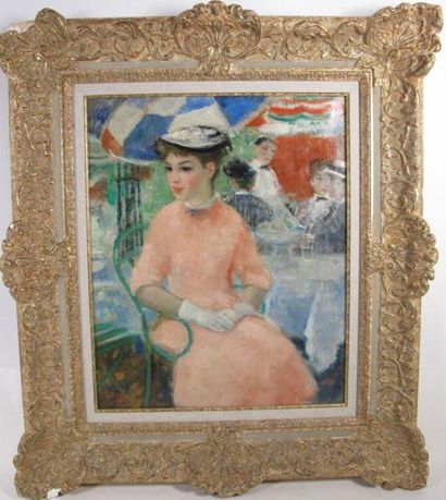 GALL François (1912-1987) 
Eugenie aux gants...