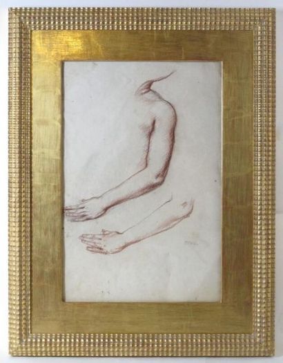 VON STUCK Franz (1863-1928)
Etude de bras,...