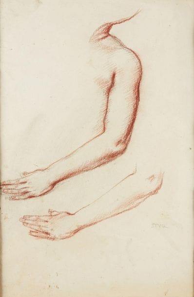 VON STUCK Franz (1863-1928)
Etude de bras,...