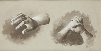 VON STUCK Franz (1863-1928)
Deux études de...