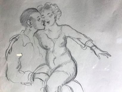 MANZANA PISSARRO Georges (1871-1961)
Couple
Dessin...