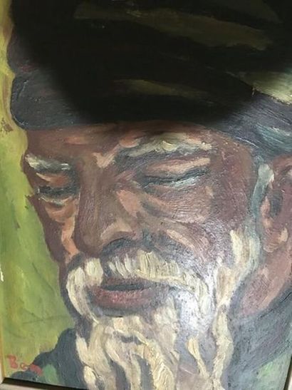 BEN
Portrait d'homme au turban
Huile sur...