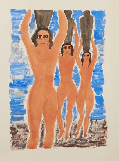 EYCK Charles (1897-1983) 
Baigneuses
Sept...