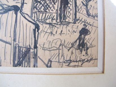 GUYOT Georges Lucien (1885 - 1973)
Montmartre
Encre,...