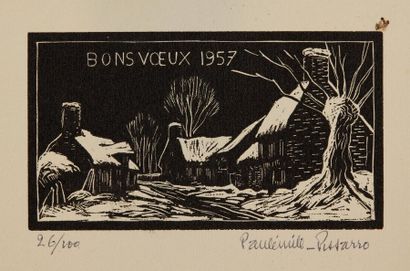 PISSARRO Paul Emile (1884-1972)
Cinq cartes...