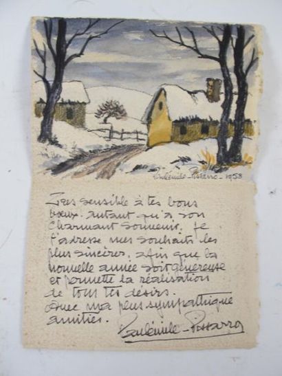 PISSARRO Paul Emile (1884-1972)
Cinq cartes...