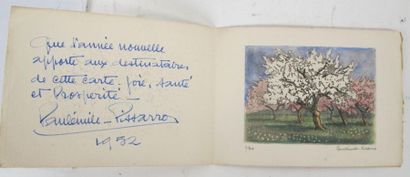 PISSARRO Paul Emile (1884-1972)
Cinq cartes...