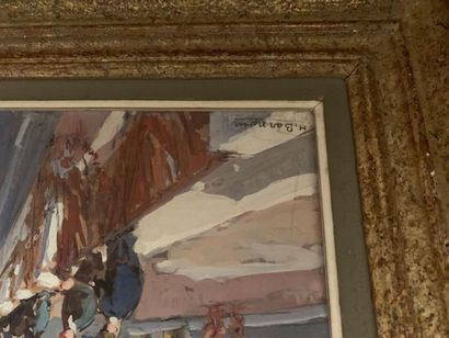 BARNOIN Henri (1882-1940)
Port de pêche méditerrannéen
Huile...