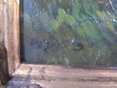 ECOLE DU XXème
Bateaux sur la grève
Huile...