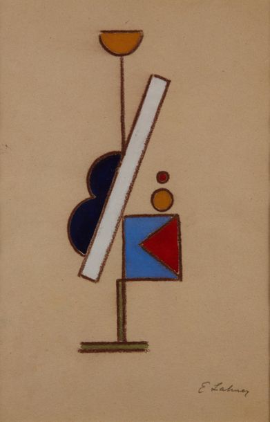 LAHNER Emile (1893-1980)
Composition
Gouache...