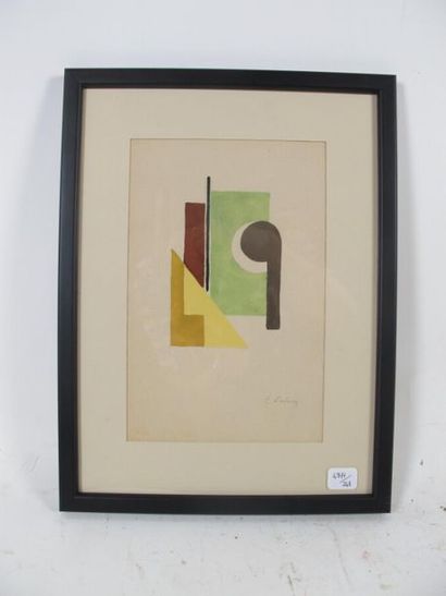 LAHNER Emile (1893-1980)
Composition
Gouache...