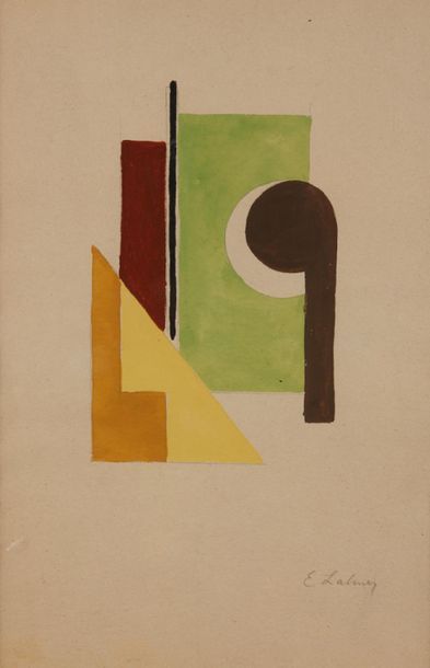 LAHNER Emile (1893-1980)
Composition
Gouache...