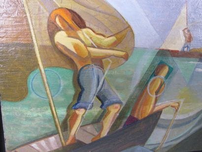 DE KRISTO Bela (1920-2006)
Les pêcheurs
Huile...