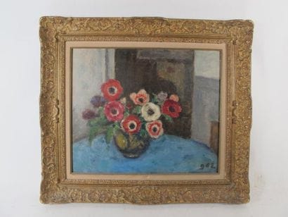 d'ESPAGNAT Georges (1870-1950)
Bouquet d'anémones
Huile...