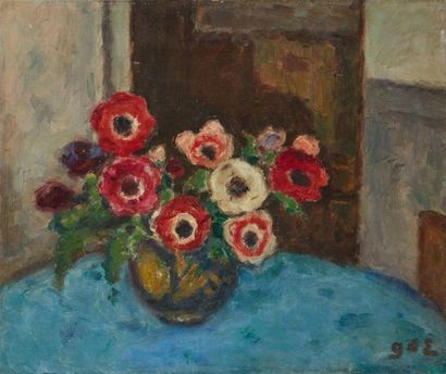 d'ESPAGNAT Georges (1870-1950)
Bouquet d'anémones
Huile...