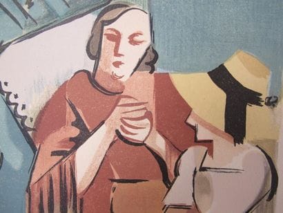 LHOTE André (1885-1962)
Femme à la couture
Lithographie...