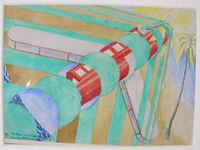 VALENSI Henry (1883-1960)
Alger-Biskra en...
