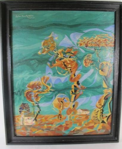 VALENSI Henry (1883-1960)
Le vent dans les...