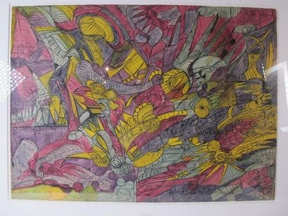 GILL Madge (1882-1961)
Luminous planet
Encres...
