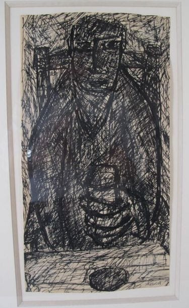 DOUCET Jacques (1924-1994)
Le bureau, 1947
Encre...