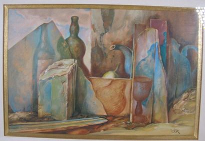 BAK Samuel (1933-) 
Composition surréaliste...