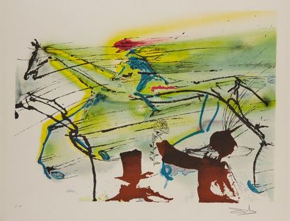DALI Salvador (1904-1989)
Les Chevaux daliniens,...