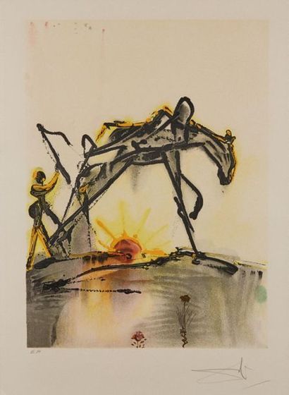 DALI Salvador (1904-1989)
Les Chevaux daliniens,...