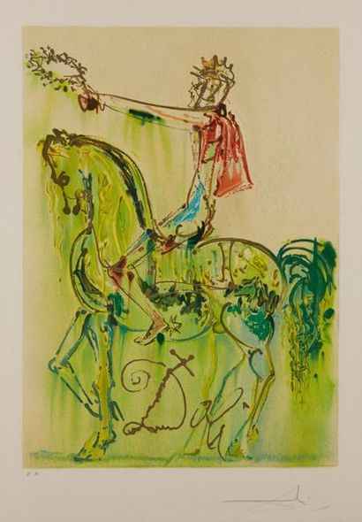 DALI Salvador (1904-1989)
Les Chevaux daliniens,...