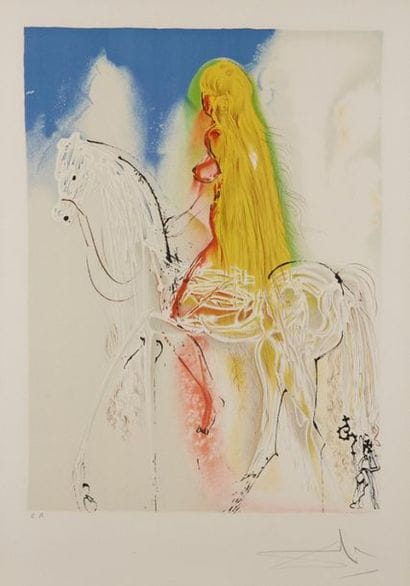 DALI Salvador (1904-1989)
Les Chevaux daliniens,...