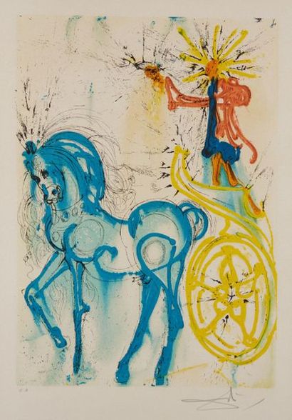 DALI Salvador (1904-1989)
Les Chevaux daliniens,...