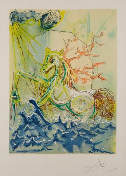DALI Salvador (1904-1989)
Les Chevaux daliniens,...