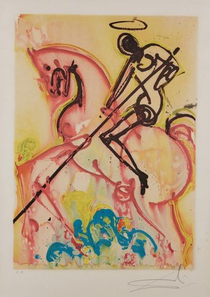 DALI Salvador (1904-1989)
Les Chevaux daliniens,...