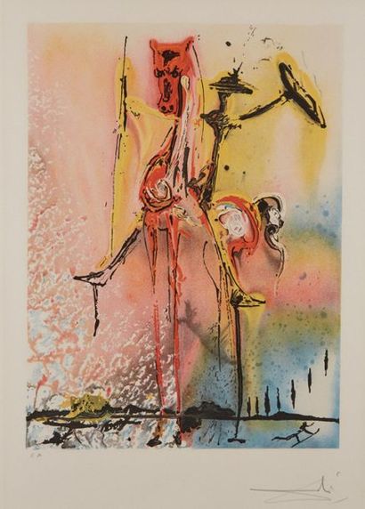 DALI Salvador (1904-1989)
Les Chevaux daliniens,...