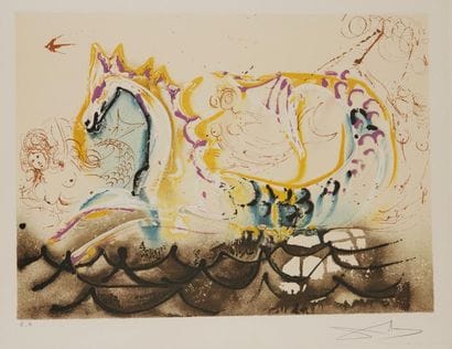 DALI Salvador (1904-1989)
Les Chevaux daliniens,...