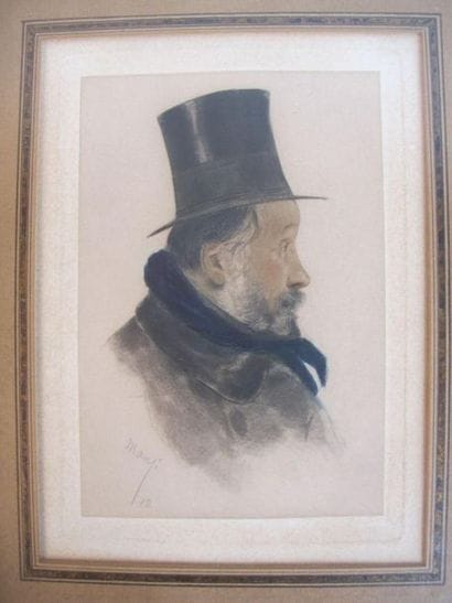 MANZI Michel (1849-1915)
Portrait d'Edgar...