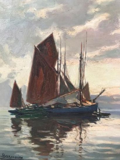 BARNOIN Henry (1882-1940)
Marine
Huile sur...