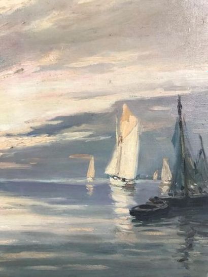BARNOIN Henry (1882-1940)
Marine
Huile sur...