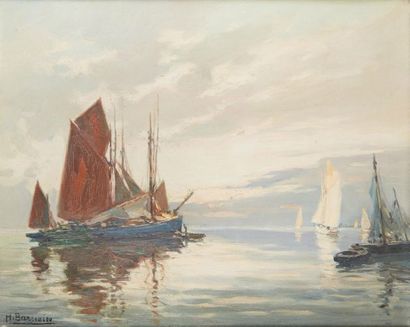 BARNOIN Henry (1882-1940)
Marine
Huile sur...