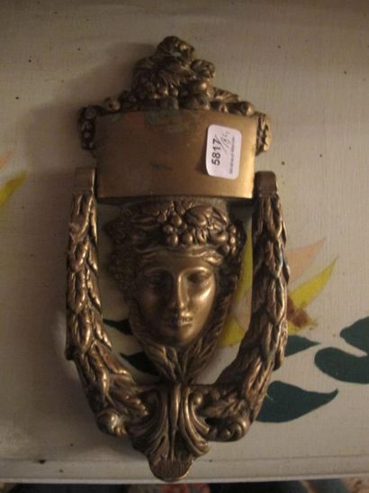 Bronze door knocker