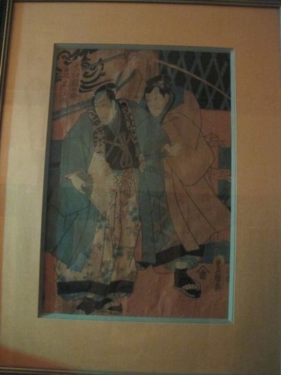 Set of three Japanese prints