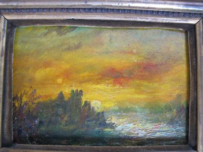 XIXth Century School

Landscape

Oil on panel

11x16...